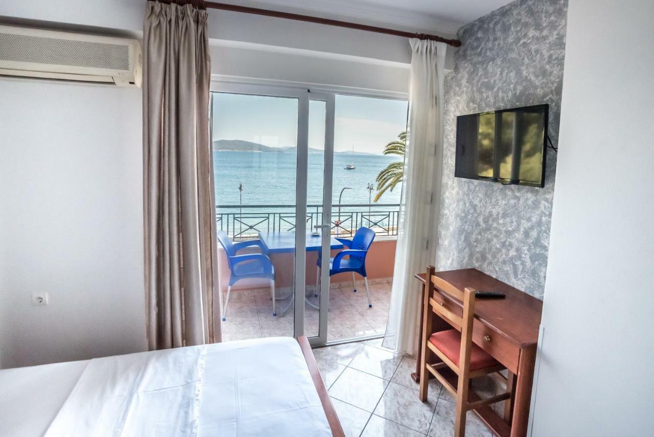 Hotel Klironomi Sarande Bagian luar foto